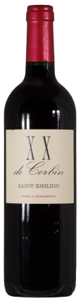 X X de Corbin 2016 Saint Émilion AC - Chateau Corbin