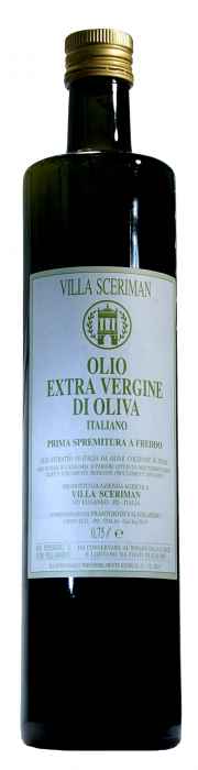 Olivenöl kalt gepresst Olio Extra Vergine di Oliva Villa Sceriman